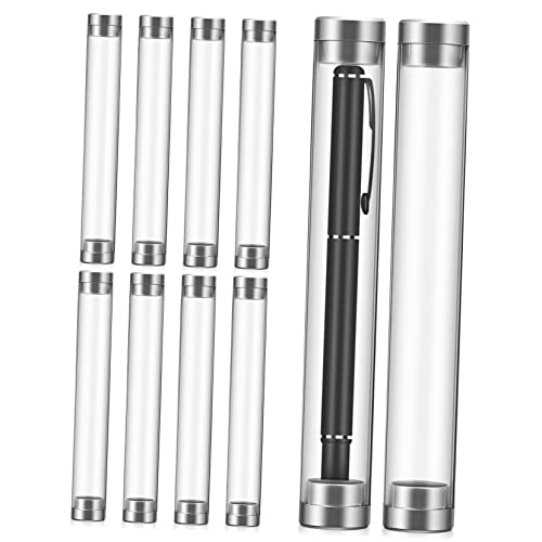 Gadpiparty 1 Satz Zylindrische Stiftbox Klares Federmäppchen Einzelstiftvitrinen Einzelner Stift Einzelne Federtasche Stifthalter Transparenter Stiftkoffer Acryl 10 Stück von Gadpiparty