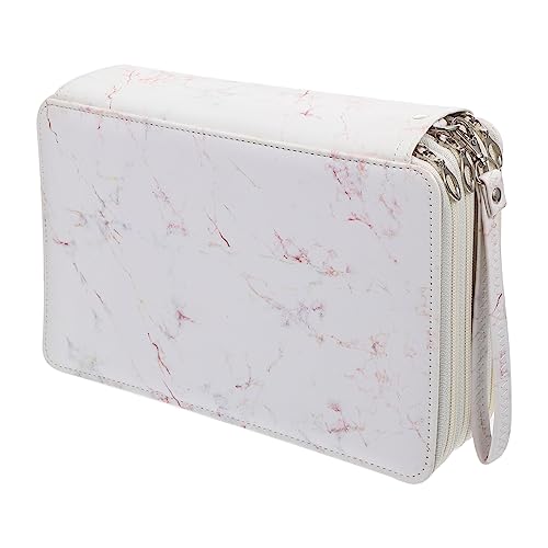 Gadpiparty 1 Stück Mäppchen schreibwaren Bleistiftspeicherfall einfache Stiftetasche Künstlerstiftfall Bleistiftfall für Künstler Zeichnen von Bleistiftkoffer tragbare Stiftetasche Pu rot von Gadpiparty