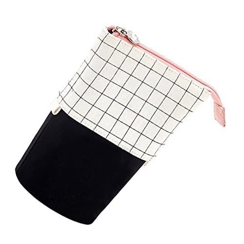 Gadpiparty Schreibwarentasche Aus Canvas Mit Karomuster Und Praktisch Für Stifte Radiergummi Und Andere Schreibwaren Tragbar Für Schule Oder Büro von Gadpiparty