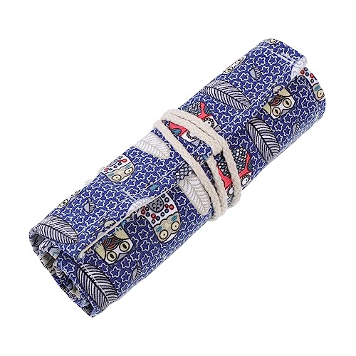 Gadpiparty 1 Stück Praktische Bleistiftrolle Canvas Fächer für Stifte und Malutensilien Langlebig für Künstler Schule und Reisen Kompakt und Schützend mit Trendigem Design von Gadpiparty