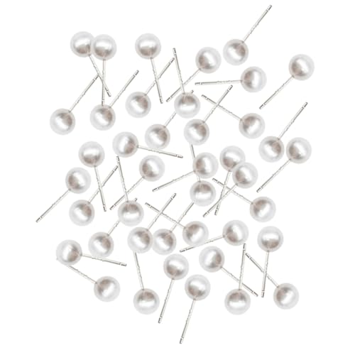 Gadpiparty 100 Stück Teiliges Damen Ohrstecker Perlen Schmuck Klassisch Schimmernd Elegant Für Alltag Und von Gadpiparty