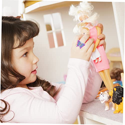 Gadpiparty 12 Stück Teiliges Schmetterling Finger Ring für Mädchen Bunte Party Mitgebsel Verstellbare Ringe Lustige Cartoon Schmuckstücke für Geburtstagsfeiern und Rollenspiele von Gadpiparty