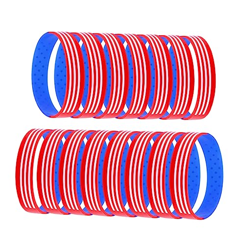 Gadpiparty 15 Stücke Stern Silikon Armband Handgelenk Riemen Handgelenk Bands Silikon Handgelenk Band Hand Ringe Mädchen Armband von Gadpiparty