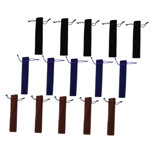 Gadpiparty 15stücke Stifttasche Kratzfeste Stifttaschen Mit Kordelzug Stifthülle Aus Verschleißfestem Material Tragbar Für Langzeitgebrauch Als Geschenkverpackung von Gadpiparty