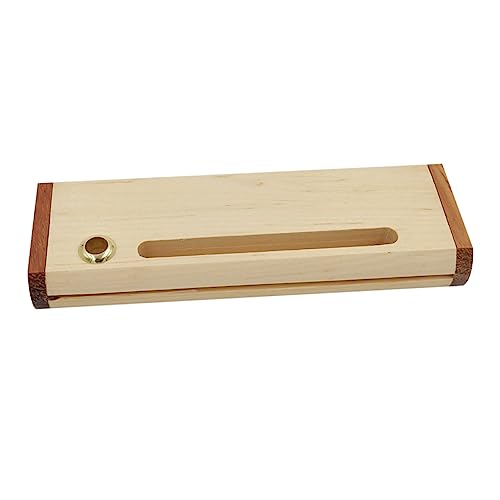 Gadpiparty 1Stück Holz Stiftetui für Einzelstifte Praktischer Stifthalter mit Kartenhalter Beige Multifunktionale Schreibwarenbox für Bleistifte Aquarellstifte und Pinsel für Schule Gadpiparty 1Stück Holz Stiftetui für Einzelstifte Praktischer Stifthalter mit Kartenhalter Beige Multifunktionale Schreibwarenbox für Bleistifte Aquarellstifte und Pinsel für Schule von Gadpiparty