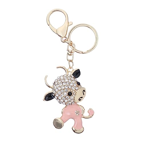 Gadpiparty 1stk Kuh Schlüsselanhänger Taschenschlüssel Tierischer Schlüsselanhänger Cartoon-kuh- Feng-shui- Anhänger Zum Aufhängen Metall Karikatur Geldbörse von Gadpiparty