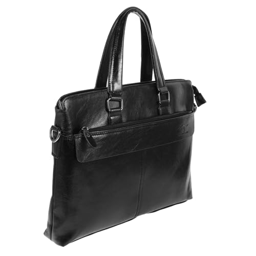 Gadpiparty 1stück Pu Leder Aktentasche Für Herren Tragbare Laptop Tasche Business Umhängetasche Crossbody Portfolio Bag Für Geschäftsreisen Und Tägliche Nutzung von Gadpiparty