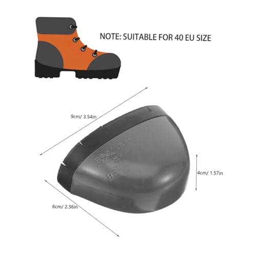 Gadpiparty 2 Paare Sicherheitsschuh Zehenschutz Stahlkappe Metatarsal Schutz Arbeitsschuhe Herren Schutzkappe Robust Tragbar Einfache Montage für Baustelle Werkstatt Lager von Gadpiparty