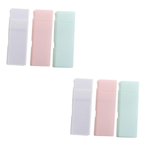 Gadpiparty 2 Sätze Federmäppchen Transparentes Frosted Aufbewahrungset Für Stifte Für Schule Und Bürobedarf Mit Flexibler Schnalle Langlebig Und Praktisch 3 Stücke * 2 von Gadpiparty