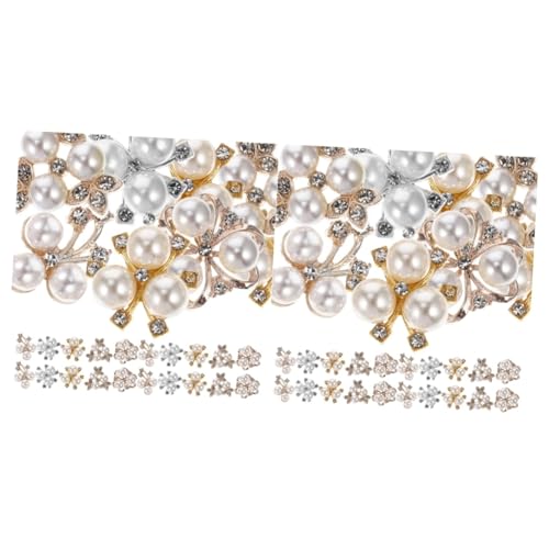 Gadpiparty 2 Sätze Haarschmuck Haarspange Hochzeit Stifte Brautjungfern Haarzubehör Für Blumenclips Haarklammern Süße Haarspangen Niedliche Haaraccessoires Legierung 50 Stück * 2 von Gadpiparty
