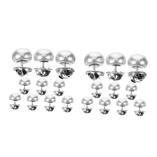Gadpiparty 2 Sätze Nahtloses Button-up-hemd Kleidung Klein Knopf Kleidernadel Frauen Brosche Knöpfe Hemdbroschenknöpfe Keine Nähknöpfe Tasten Cardigan-clips Perle 10 Stück * 2 von Gadpiparty