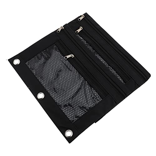 Gadpiparty 2 Stück Federmäppchen Schreibwaren 3 Ringe Federmäppchen Aktentasche Stoffnetz Büro Multifunktionstaschen Einfache Stifthaltertasche Schreibwarenordner Für Ordner Gadpiparty 2 Stück Federmäppchen Schreibwaren 3 Ringe Federmäppchen Aktentasche Stoffnetz Büro Multifunktionstaschen Einfache Stifthaltertasche Schreibwarenordner Für Ordner von Gadpiparty
