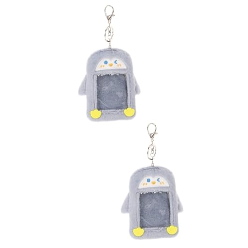 Gadpiparty 2 Stück Plüsch Kartenetui Pinguin Multifunktionale Kartenhülle für Id Kreditkarten und Spielkarten Leicht Wiederverwendbar und Einfach zu Reinigen Schule von Gadpiparty