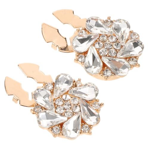 Gadpiparty 2 Stück Teiliges Abnehmbare Strass Knopf abdeckungen Manschettenknöpfe für Herren Hemden Jacken Modische DIY Kleidungsdekoration Einfache Anwendung Stilvolle Verzierungen von Gadpiparty