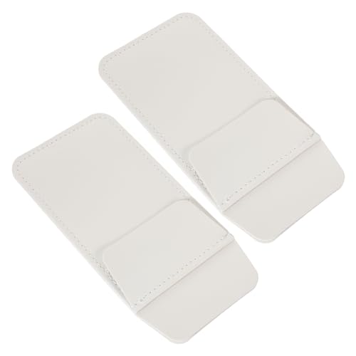 Gadpiparty 2 Stück Tragbare Stiftabdeckung schlank Arbeiten Federmäppchen Etui Taschenprotektoren für Krankenschwestern Krankenschwesterbeutelbeutel Ärmel -Taschenorganisator Pu Weiß von Gadpiparty