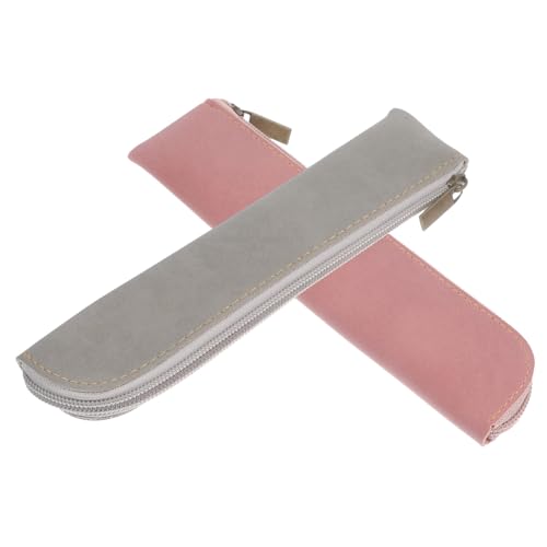 Gadpiparty 2 Teiliges Stifteset Stifttasche Durchsichtiger Bleistiftbeutelhalter Kulturbeutel Make Up Etui Kleine Make Up Tasche Mit Reißverschluss Ästhetisches Federmäppchen Beutel von Gadpiparty