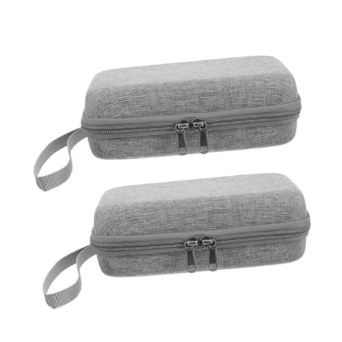 Gadpiparty 2-teilige Reise-Make-up-Tasche Mini-Koffer Tasche Für Frauen Tragbar Große Kapazität Kosmetiktasche Pinsel-Aufbewahrungstasche von Gadpiparty