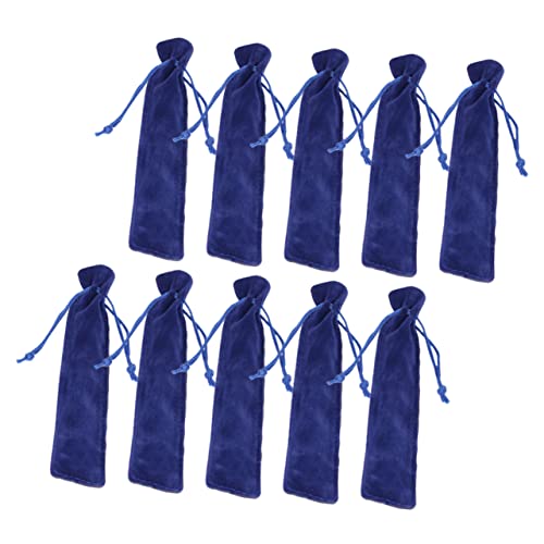 Gadpiparty 20 Stück Zugband Stiftaufbewahrungstaschen Robuste Lint Federmäppchen für Füllfederhalter und Kugelschreiber Tragbare Stifthüllen für Reisen und Alltag von Gadpiparty