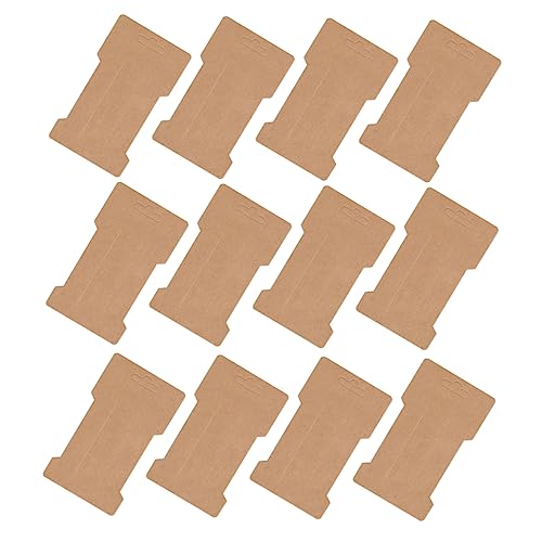Gadpiparty 200stücke Schleifenhalter Aus Papier Mit Löchern Haarschleifenhalter Für Haarspangen Haarspangen-displaykarten Zum Organisieren Von Haaraccessoires Leere von Gadpiparty
