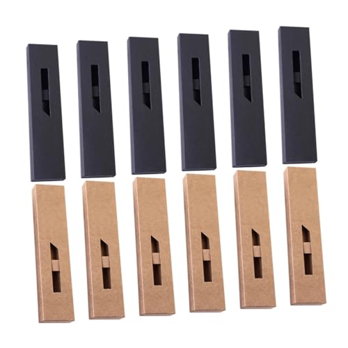 Gadpiparty 20Er Schachtel Ausziehbare Stiftbox Stifteboxen Boxen für Stifte Aufbewahrungsbox für Stifte Federmäppchen Karpfenpapier Stiftbox Reise Stiftbox Brunnenpenstfall Stiftdrehzubehör von Gadpiparty