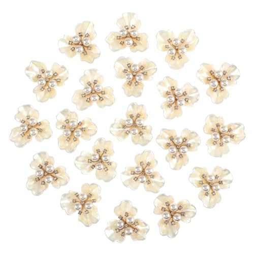 Gadpiparty 20Stücke Teiliges Hochwertiges Haar Accessoire Rosenform mit Kunstperlen für Frauen Kopfbedeckungen für Besondere Anlässe und Alltäglichen Gebrauch von Gadpiparty