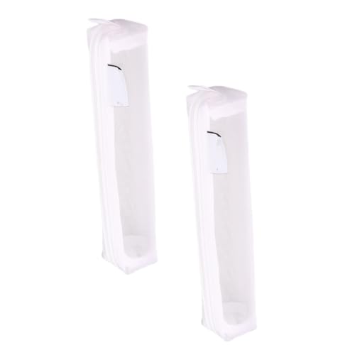 Gadpiparty 2stücke Transparente Bleistifttasche Mit Mesh-Design Leicht Und Praktisch Für Schüler Und Lehrer Zur Aufbewahrung Von Stiften Linealen Und Büroartikeln von Gadpiparty