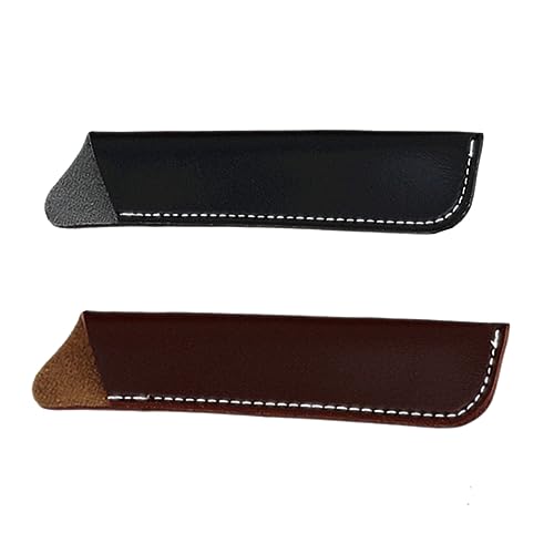 Gadpiparty 2stücke Stifteschutz Aus Pu-Leder Federmäppchen Für Schule Stifthalter Für Büro Platz Für Ausweise Karten Und Stifte Schützt Kleidung Vor Flecken Robust Und Wasserabweisend von Gadpiparty