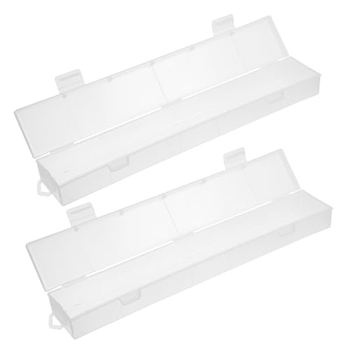 Gadpiparty 2stücke Aufbewahrungsboxen Für Wasserkreide Künstlerbedarf Transparente Etuis Für Kalligraphiestifte Mit Deckel Multifunktionale Aufbewahrungsbehälter Aus Hochwertigem von Gadpiparty