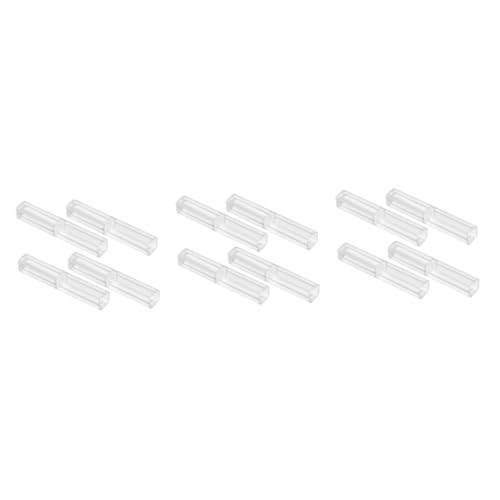 Gadpiparty 3 Sätze Mäppchen Klarer Stifthalter Bleistiftfälle Klein Stiftboxen Leer Schreibwaren Inbegriffen Stifteetui Schreiben Stift Geschenkboxen Leer Plastik 4 Stück * 3 von Gadpiparty