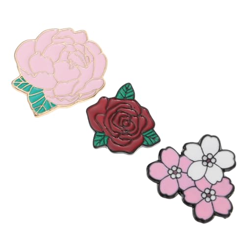 Gadpiparty 3stücke Blumenabzeichen Mit Blumenbrosche Brosche Für Kleiderbrosche Und Kleiderabzeichen Und Schön von Gadpiparty