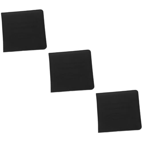 Gadpiparty 3 Stück Führerscheinschutz Anmeldung schützend für Abdeckung Lizenz Inhaber des Führerscheins Autozulassung und Versicherungsnehmer Kredit Brieftasche Leder Black von Gadpiparty