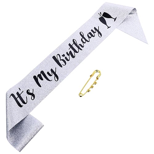 Gadpiparty Geburtstag 3 Stück Mädchen „My Safety It Decor Queen“ Gastgeschenke Gold Silber Schulter Mit Und Requisiten Party Für Schärpendekorationen Stoffbevorzugungszubehör Clip Versorgung von Gadpiparty