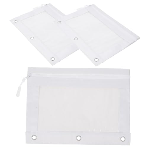 Gadpiparty 3stücke Binder-dokumententasche Mit Reißverschluss Robuste Polyestertasche Für Büroorganisation Passt in Handtasche Rucksack Oder Schreibtisch Aktentasche Mit Ringen Für von Gadpiparty