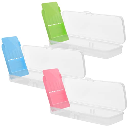 Gadpiparty 3stücke Schulmäppchen Aus Kunststoff Federmäppchen Für Junge Mädchen Federmäppchen Mit Stifte Praktisch Und Leicht Für Schule Und Büro Mit Deckel Für Sichere Aufbewahrung von Gadpiparty