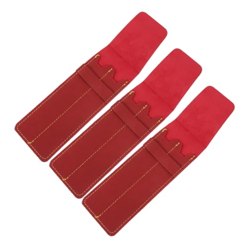 Gadpiparty 3stücke Leder Stiftetui Stifttaschen Stifthalter Mit Einlegefunktion Zur Aufbewahrung Von Stiften Bleistiften Karten Und Abzeichen Organizer Für Ärzte Und Krankenschwestern von Gadpiparty