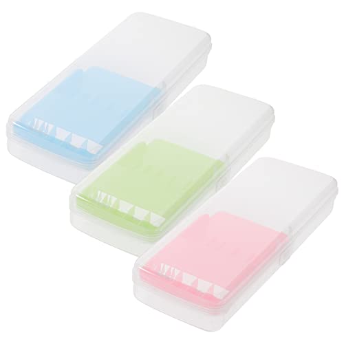 Gadpiparty 3stücke Federmäppchen Aus Kunststoff Robust Und Tragbar Mit Fächern Für Stifte Bleistifte Und Schreibutensilien Geeignet Für Schule Zuhause Und Büro von Gadpiparty