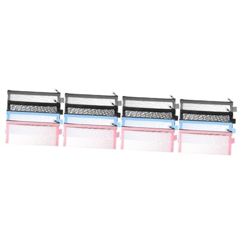 Gadpiparty 4 Sätze Multifunktionale Stifttaschen Transparente Reißverschluss Bleistifttaschen Für Bürobedarf Schule Reisen Und Kosmetik 4 Stück * 4 von Gadpiparty