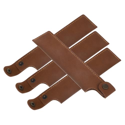 Gadpiparty 4stücke Pu-stifthüllen Aus Leder-stifthülle Für Einen Stift Leder-stifthülle Als Stifthalter-Tasche Etui Für Einen Einzelnen Stift Hülle Für Bleistift Leicht Und Tragbar von Gadpiparty