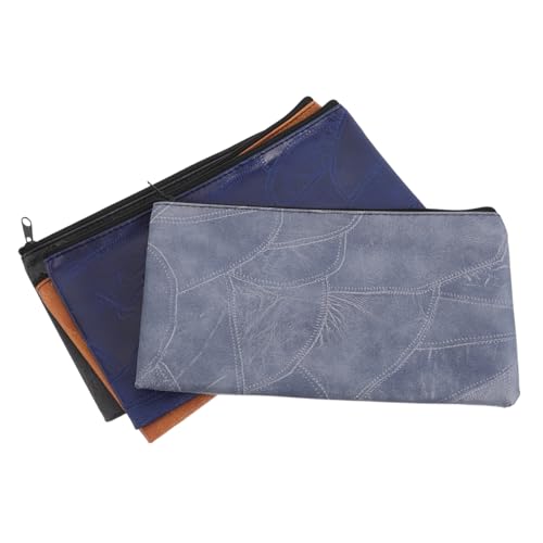 Gadpiparty 4stücke Kosmetiktasche Mit Reißverschluss Sicherheitsgeldbörse Aus Pu-Material Geldbeutel Für Damen Und Herren Münzbeutel Mit Geräumigem Design Reiseorganizer Für Kleingeld von Gadpiparty