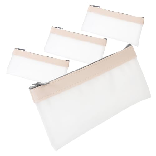 Gadpiparty 4 Stück Transparente Große Stiftetasche Teiliges Vielseitige Aufbewahrungstasche für Stifte Bleistifte Notizen für Studenten Lehrer und Bürobedarf und Strapazierfähig von Gadpiparty