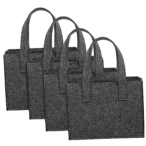 Gadpiparty 4 Stück Wiederverwendbare Filz Weinflaschentasche Tragetasche für Flaschen Eleganter Flaschenhalter für Party Reise Geschenkverpackung Gadpiparty 4 Stück Wiederverwendbare Filz Weinflaschentasche Tragetasche für Flaschen Eleganter Flaschenhalter für Party Reise Geschenkverpackung von Gadpiparty