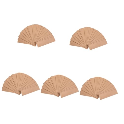 Gadpiparty 5 Sätze Kraftpapierbeutel Bleistift Papierstift -gehäusehalter Brunnen Halterung Für Einen Stift Stiftetui Aus Papier Schreibtischstifthalter Taschenstifthalter Khaki 30 Stück * 5 von Gadpiparty
