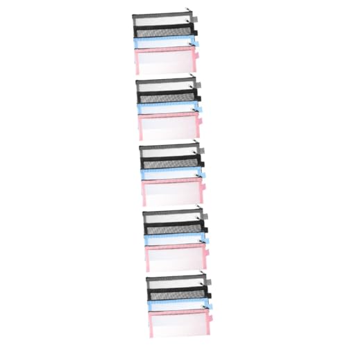 Gadpiparty 5 Sätze Transparente Federmäppchen Teiliges Tasche Für Stifte Kosmetik Und Mehr Tragbar Vielseitig Einsetzbar Für Schule Und Büro 4 Stücke * 5 von Gadpiparty