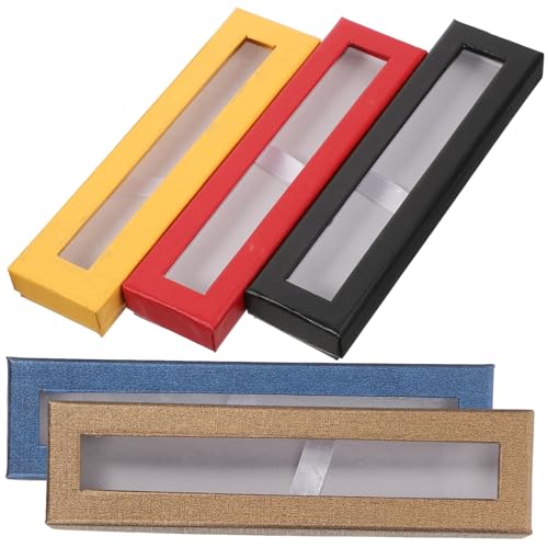 Gadpiparty 5 Stück Geschenkstiftschachtel Schreibwaren Federmäppchen Für Erwachsene Led Brunnen Stiftbehälter Vorabend Füller Leerer Stift-Organizer Bleistift Papier Zufällige Farbe von Gadpiparty