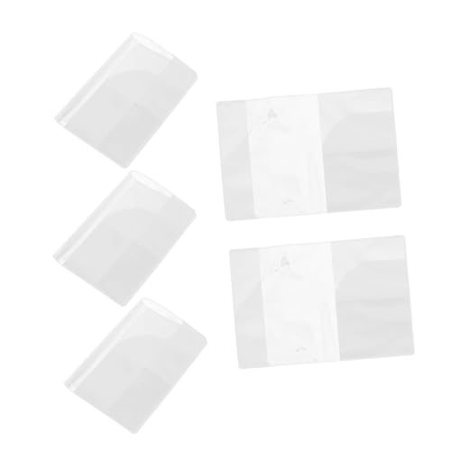 Gadpiparty 5 Stück Reisepass Passetui Für Frauen Inhaber Eines Reisedokuments Klare Passhülle Kartenschutz-Brieftasche Klar Passhülle Klar Passhüllenhalter Transparent PVC von Gadpiparty