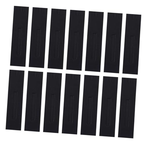 Gadpiparty 50 Stück Multifunktionale Schwarze Papier-Pen-hüllen mit Sichtfenster Stabile Karton-etuis für Einzelfüllfederhalter Schmuck und Make-up-Pinsel Umweltfreundliche Verpackung für von Gadpiparty