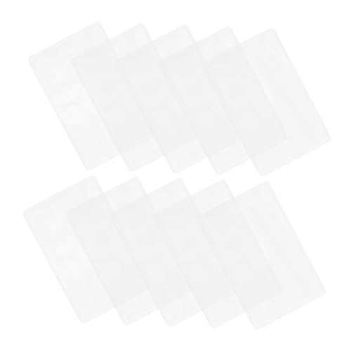Gadpiparty 50 Stück Transparente Kartenhüllen Aus Kunststoff Leicht Und Tragbar Ausweishalter Für Kreditkarten Visitenkarten Id Karten Halbtransparent Kartenetui Für Täglichen Gebrauch von Gadpiparty