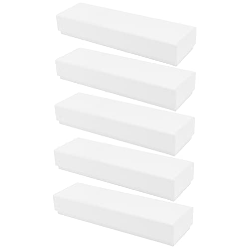 Gadpiparty 5er-Packung Geschenkbox Für Schreibwaren Büro Fall Klein Lieferungen Stifteboxen Container Für Lesezeichen Papier Weiß Gadpiparty 5er-Packung Geschenkbox Für Schreibwaren Büro Fall Klein Lieferungen Stifteboxen Container Für Lesezeichen Papier Weiß von Gadpiparty