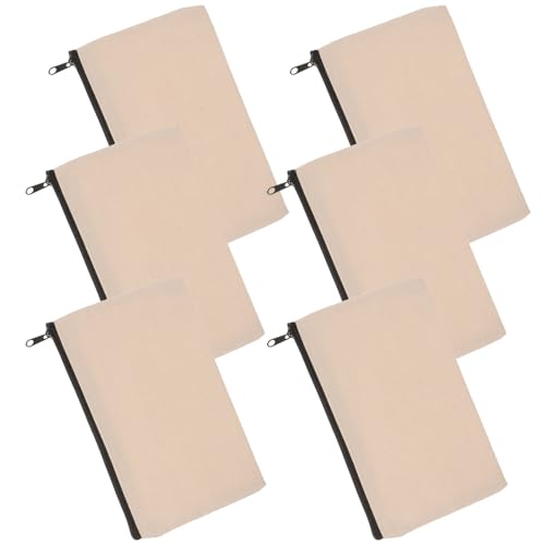 Gadpiparty 6 Stück Teiliges Leeres Federmäppchen Canvas mit Reißverschluss Tragbare Aufbewahrungstasche für Stifte Kosmetik und Mehr für Schule und Büro Zufällige Farbe Gadpiparty 6 Stück Teiliges Leeres Federmäppchen Canvas mit Reißverschluss Tragbare Aufbewahrungstasche für Stifte Kosmetik und Mehr für Schule und Büro Zufällige Farbe von Gadpiparty
