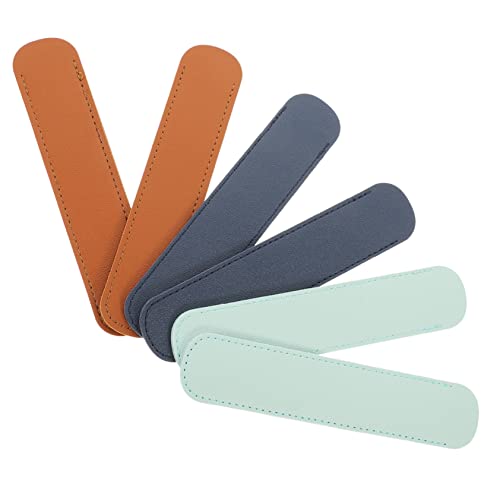 Gadpiparty 6 Stück Teiliges Stiftetui aus PU Leder Eleganter Stifthalter für Einzelne Stifte Robustes und Leichtes Design für Freizeit Geschenkidee von Gadpiparty